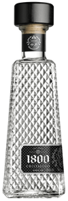 1800 Cristalino Anejo Tequila 750ml bottle with striking crystal-clear design.