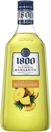 1800 Tequila Ultimate Pineapple Margarita 1.75 L bottle with lime and pineapple flavors.