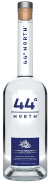 44 North Mountain Huckleberry Flavored Vodka 1.75 L bottle with Idaho cherries and huckleberries.