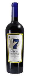 7 Y Michi Cabernet Sauvignon 750 ML bottle with blue cap and prominent label.