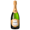 Korbel Champagne Cellars Blanc De Noirs Sonoma County 750 ML bottle with gold label and cap.