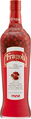 Toschi Vignola Fragoli Liqueur 750 ML bottle, showcasing a premium strawberry liqueur with elegant packaging.