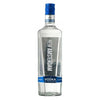 New Amsterdam Vodka 80 Proof 750 ML bottle with blue cap and label, featuring five times distilled premium quality.