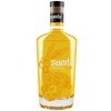 Suerte Blanco Tequila 100% agave 750ml bottle with golden liquid and artistic rabbit design