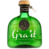 Grait Vera Grappa Italiana 750 ML bottle with green glass, elegant Italian spirit packaging.
