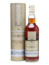 The GlenDronach 21 Year Old Parliament Highland Single Malt Scotch Whisky 750 ML bottle and packaging.