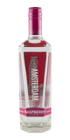New Amsterdam Raspberry Flavored Vodka 750 ML bottle with bright raspberry flavor.