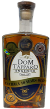 Cachaca Dom Tapparo 10 Year Extra Premium American Oak 750 ML bottle.