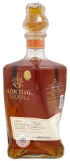 Adictivo Añejo Tequila 1.75 L bottle made from 100% Blue Weber agave, aged in French oak barrels.