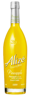Alize Pineapple Liqueur 750 ML bottle with tropical infusion of pineapple and passion fruit.