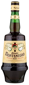 Amaro Montenegro Liqueur 1 L bottle with iconic Italian bitters label featuring citrus and spice notes.