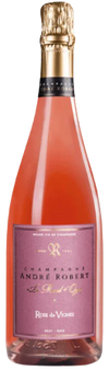 Andre Robert Rose de Vignes Premier Cru Extra Brut Rose 750 ML bottle