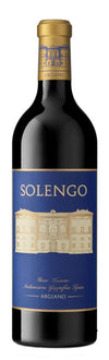 Argiano Toscana Solengo 750 ml bottle with blue and gold label.