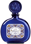 Azulejos Reposado Blue Glass tequila bottle with ceramic label 1.75L premium oak-aged spirit
