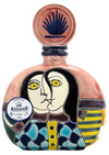 Azulejos Reposado Masterpiece 750 ML tequila in a colorful ceramic bottle with artistic design and blue agave emblem.