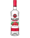 Bottle of Bacardi Raspberry Flavored Rum 70 750 ML with raspberry flavor and white rum base