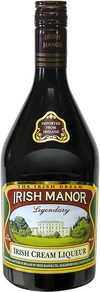 Irish Manor Cream Liqueur 1.75L bottle with rich Irish cream liqueur label and vintage manor illustration