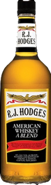 R J Hodges Blended Whisky 1 L bottle with smooth caramel and vanilla notes