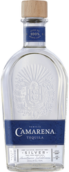 Familia Camarena Silver Tequila 100% De Agave 1.75L bottle with blue label and wooden cap