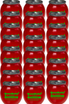 BuzzBallz Watermelon Smash 200 ML cans in a 24-pack display.