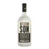Western Son Texas Vodka 1.75L bottle with clear vodka distilled 10 times from Texas