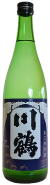 Kawatsuru Crane Of Paradise Junmai Sake 720 ML bottle with vibrant label featuring a crane