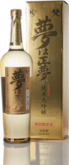 Katoukichibee Shouten 5 Year Old Born Dreams Come True Junmai Daiginjo with packaging.