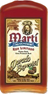 Marti Autentico Dorado Especial Ron Limitado bottle, Cuban-style ultra premium rum, 1L.