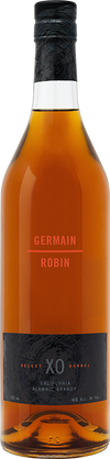 Germain Robin XO Select Barrel Alambic Brandy 750 ML bottle with amber liquid and signature oak flavors.