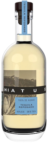 Hiatus Tequila Reposado 750 ML bottle with pale straw hue label.