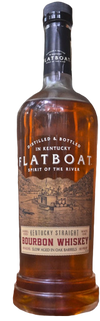 Flatboat White Oak Barrel Slow Aged Kentucky Straight Bourbon Whiskey bottle 1.75 L.