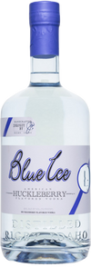 Blue Ice Huckleberry Vodka 1.75L bottle with smooth potato vodka and bold berry flavor