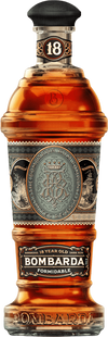 Bombarda Rum 18 Years Old Formidable Single Origin Reserve, 750 ML bottle with ornate label.