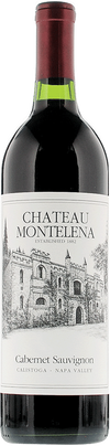Bottle of Chateau Montelena Napa Valley Cabernet Sauvignon 2021 750ml on a white background.