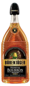 Barenjager Honey & Bourbon 1 L bottle with distinctive honey and oak taste.