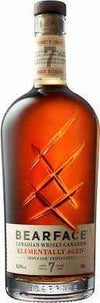 Bearface Whisky 7 Year Old Triple Oak Canadian Whisky bottle 750 ML.