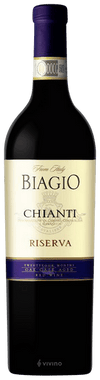 Biagio Chianti 750 ML bottle of classic Italian red wine