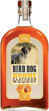 Bird Dog Whiskey Honey Flavored Whiskey 750 ML bottle with a dog image on the label.
