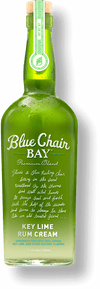 Blue Chair Bay Key Lime Cream Rum 1L bottle with green label.