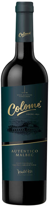 Bodega Colome Malbec Autentico Valles Calchaquies 750 ML wine bottle.