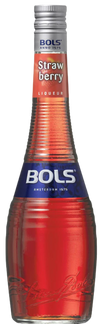 Bols Strawberry Liqueur 34 1 L bottle with bright red strawberry liqueur label