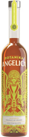 Botanika Angelica Orange Liqueur 750 ML bottle with intricate label design.