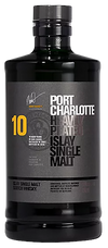 Bruichladdich Port Charlotte PC10 Heavily Peated Single Malt Whisky bottle, 750ml, Islay Scotch.