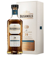 Bushmills 29 Year Rare Cask PX Sherry Finish Whiskey bottle and packaging.
