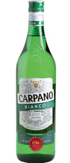 Bottle of Carpano Bianco Vermouth 750 ML Italian white vermouth