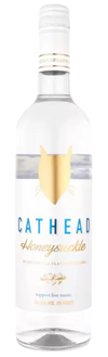 Cathead Honeysuckle Vodka 1L bottle with floral and honey flavor notes