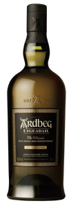 Ardbeg Single Malt Scotch Uigeadail 108.4 750 ML bottle with dark label, showcasing bold peated Islay whisky.