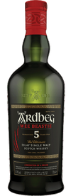 Ardbeg Single Malt Scotch Wee Beastie 5 Year 750 ML bottle displaying label.