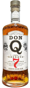 Don Q 7 Years Old Anejo Reserva Puerto Rican Rum 750 ML bottle.