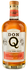 Don Q Double Aged Sherry Cask Finish 750 ML rum bottle with label, Puerto Rican rum crafted by Serralles family.